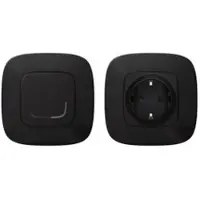 Legrand 752854 Valena Allure with Netatmo STAND-ALONE-SET Steckdose + Sender Farbe: Schwarz
