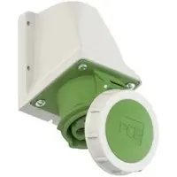 Pce 1142-10 CEE-Wandsteckdose 16A 4p 10h IP67 114210
