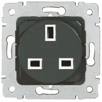 Legrand 775849 Steckdose (SK) erhöhter Berührungsschutz, britischer Standard