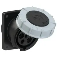 Pce 435-7 CEE-Anbausteckdose schräg (100x112) 63A 5p 7h IP67 POWER TWIST 4357