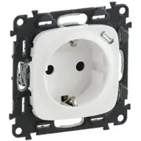 Legrand 753005 Valena Allure Steckdose mit erh. Berührungsschutz USB C Stecker Farbe: Ultraweiß