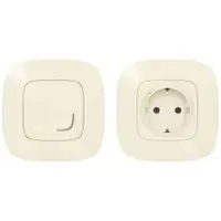 Legrand 752654 Valena Allure with Netatmo STAND-ALONE-SET Steckdose + Sender Farbe: Mandelweiss