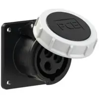 Pce 3132-7 CEE-Anbausteckdose gerade (75x75mm) 16A 3p 7h IP67 31327