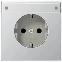 JUNG Steckdose 1f alu mt LS UP m.BS IP20 BSF AL1520KINA