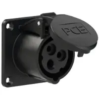 Pce 313-7 CEE-Anbausteckdose gerade (70x70mm) 16A 3p 7h IP44/IP54 3137