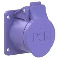 Pce 363f9v CEE-Anbausteckdose gerade 54x60mm 16A 3p 24VAC 50/60Hz IP44/IP54 TWIST