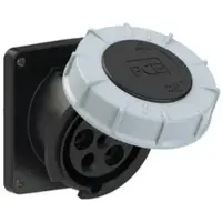 Pce 435-7fd CEE-Anbausteckdose schräg (106x110) 63A 5p 7h IP67 POWER TWIST 4357fd