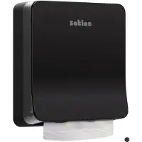 Wepa Satino by Papierhandtuchspender HYGINITY Interfold S 333413 schwarz Kunststoff