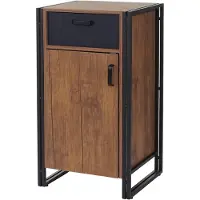 Mendler Kommode HWC-A27, Schrank Schubladenschrank, 90x50x43cm 3D-Struktur MVG-zertifiziert, Wildeiche-Optik