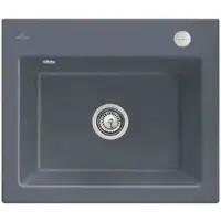 Villeroy & Boch V&B Einbauspüle SUBWAY 60 S FLAT 565x475mm Exz-bet graphit