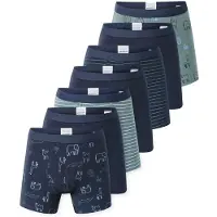 Schiesser Jungen Shorts, 7er Pack - Kids, 7PACK Single Jersey Slips, Unterhose, Basic
