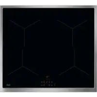 AEG OIX64A00XB, Schwarz, Edelstahl, Integriert, 60 cm, Zonen-Induktionskochfeld, Glaskeramik, 4 Zone(n)