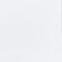 Duni Serviet Duni 24x24 cm 3-lag Hvid,250 stk/pk