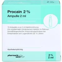 Medphano Procain pharmarissano Ampulle 2% 2 ml Inj.-Lsg. 10x2 Injektionslösung