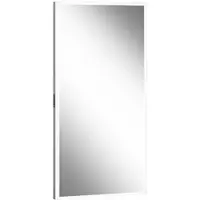 Schneider GLOW HCL Lichtspiegel, rundum Lichtbänder, Human Centric Lighting, mit Spiegelheizung, 46x5,5x90cm, 166.446.01.50, Farbe: Silber eloxiert