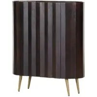 Möbel Kraft Highboard Agoba , braun , Maße (cm): B: 85 H: 99 T: 37.0