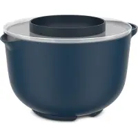 Mepal Rührschüssel Chef It 3000 ml mit Spritzdeckel - navy
