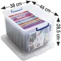 Really Useful Archivbox 33,5 l Transparent Kunststoff 383 mm x 285 mm