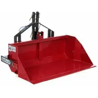 Geotech Heckschaufel für Traktor von 160 cm - mittelschwer - Tragfähigkeit 700 Kg