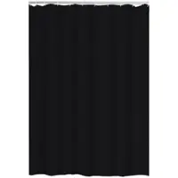 RIDDER Duschvorhang Textil 180x200 cm Madison schwarz