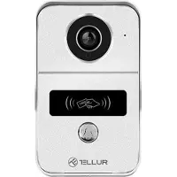 Tellur Smart WiFi Video DoorBell 1080P, Unlock function, Indoor chime, grey