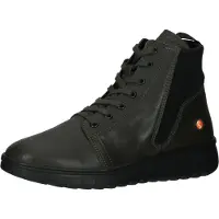 Softinos Vielseitige Stiefelette Schnürschuhe für Damen P900713 003 Grün
