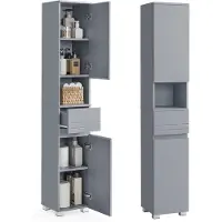 Vasagle Badezimmerschrank, Badezimmerschrank Mit Einer Schublade,