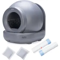 Beeztees Automatische Katzentoilette Moeza grau