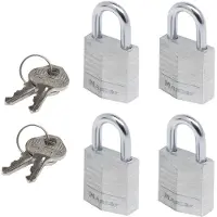 Master Lock 9120eurqnopcc Vorhängeschloss 4 Einheiten