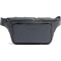 Piquadro Black Square Ledergürteltasche mit iPad mini-Fach oceanblau CA2174B3/BLU4