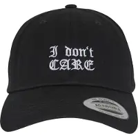 Mister tee Snapback Cap "I Don‘t Care Low Profile Cotton Twill"