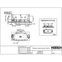 Hoesch 3820Z.010305004 WP iSensi Rechteck 160x75