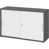 Bümö Schiebetürenschrank office - 2 Ordnerhöhen