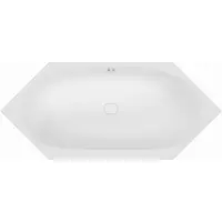 Hoesch 6-Eck-Badewanne iSENSI 205x90cm, weiß