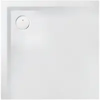 Hoesch Mineralguss-Duschwanne Muna 90x90x3cm, weiß matt, Antirutsch