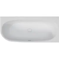 Hoesch Eck-Badewanne iSENSI 190x90cm, 235 l, rechte Ausführung, weiß