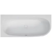 Hoesch Eck-Badewanne iSENSI weiß, 160x75cm, linke Ausführung