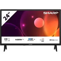 Sharp 24FH2EA, 61 cm (24"), 1366 x 766 Pixel, LED, Smart-TV, WLAN, Schwarz