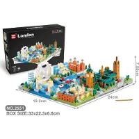 Tinisu London Skyline Bausatz Modell Klemmbausteine Micro-Bricks Bausteine