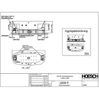 Hoesch 3848Z.010305004 WP iSensi Vorwand 1800x800&Laola II