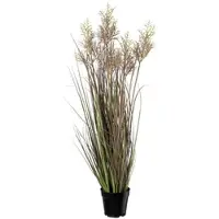 Creativ Green künstliche Pflanze Reitgras im Topf, 104cm, bunt