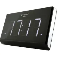 Soundmaster UR8400, Uhr, Analog, PLL, LED, 4,57 cm (1.8"), Weiß