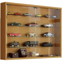 VCM Hängevitrine Wandvitrine Sammel Deko Mandosa L VCM Buche