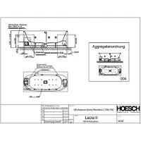 Hoesch 3829Z.010305004 WP iSensi Rechteck 170x75