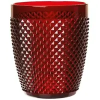 Excelsa Set Von 6 Wasserglas Diamond Plastik 40 Cl Rot