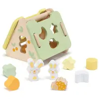 Sevi Steckspiel - - 83112 - Holz - 11 Teile - Ab 12 Monaten