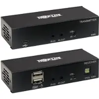 Eaton Corporation USB-C to HDMI over Cat6 Extender Kit KVM Support 4K 60Hz 4:4:4 USB PoC HDCP 2.2 up t