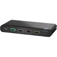 Belkin Universal Secure Single-Head - 2. Generation - KVM-/Audio-Switch - 4 x KVM/Audio - 1 lokaler Benutzer - Desktop