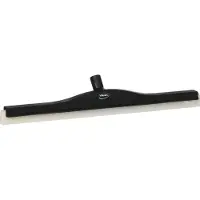 Vikan 7764-9 Classic Bodenzieher 60 cm schwarz, flexibler Hals, weiße Kassette