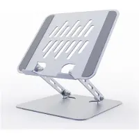 Gembird Headphone case Foldable notebook riser stand, spacegrey |
